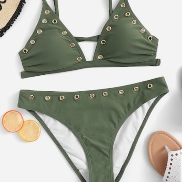 girlcavecentral Other - Eyelet Bikini Set